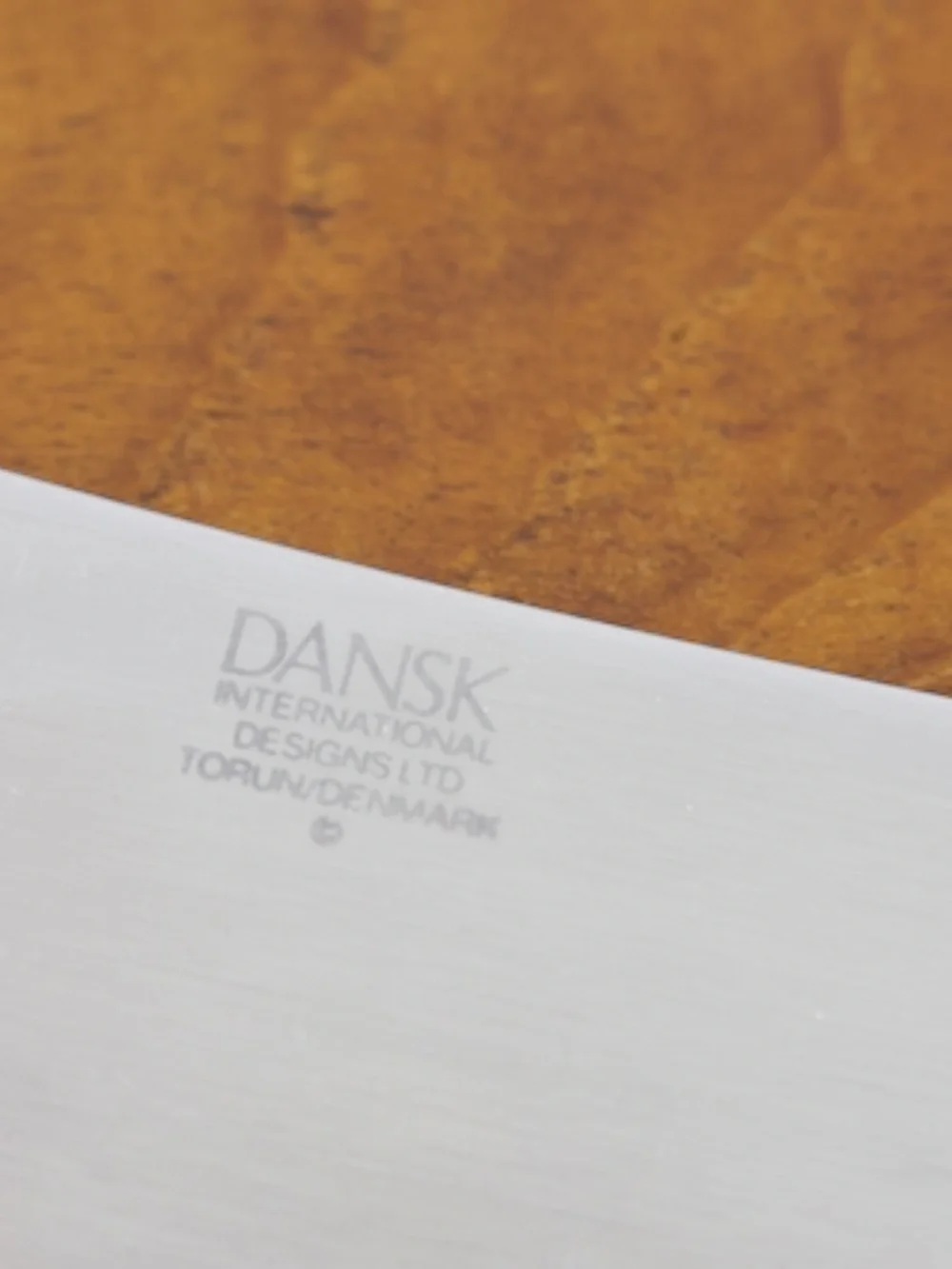 Vintage Dansk Int'l Designs Denmark Vivianna Torun Cheese Cutting Board & Knife
